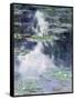 Pond with Water Lilies-Claude Monet-Framed Stretched Canvas