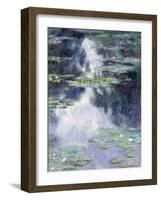 Pond with Water Lilies-Claude Monet-Framed Giclee Print