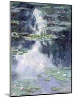 Pond with Water Lilies-Claude Monet-Mounted Giclee Print