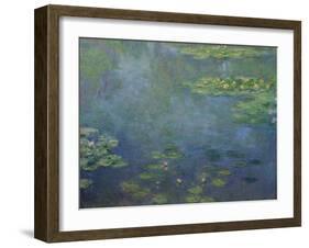 Pond with Water Lilies-Claude Monet-Framed Giclee Print