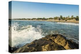 Poneloya Beach, a Popular Little Pacific Coast Surf Resort, West of the Northern City of Leon-Rob Francis-Stretched Canvas