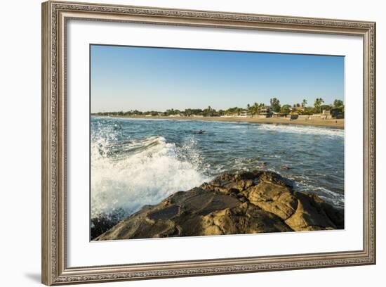 Poneloya Beach, a Popular Little Pacific Coast Surf Resort, West of the Northern City of Leon-Rob Francis-Framed Photographic Print