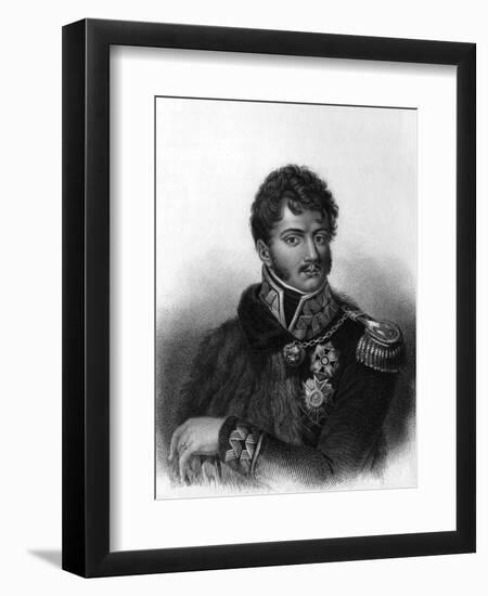 Poniatowki Portrait-Anton Brodowski-Framed Art Print