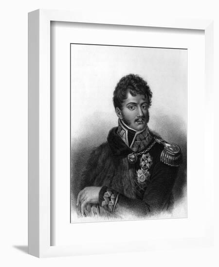 Poniatowki Portrait-Anton Brodowski-Framed Art Print