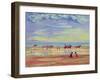 Ponies on Ferring Beach-Robert Tyndall-Framed Giclee Print