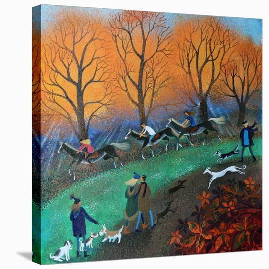 Ponies on the Common, 2017-Lisa Graa Jensen-Stretched Canvas