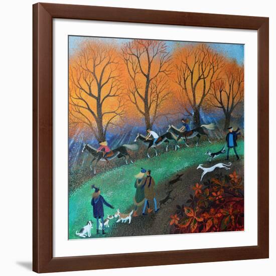 Ponies on the Common, 2017-Lisa Graa Jensen-Framed Giclee Print