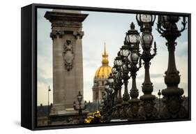 Pont Alexandre II-Erin Berzel-Framed Stretched Canvas