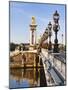 Pont Alexandre-III and Dome des Invalides over Seine river-Rudy Sulgan-Mounted Photographic Print