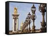 Pont Alexandre-III and Dome des Invalides-Rudy Sulgan-Framed Stretched Canvas