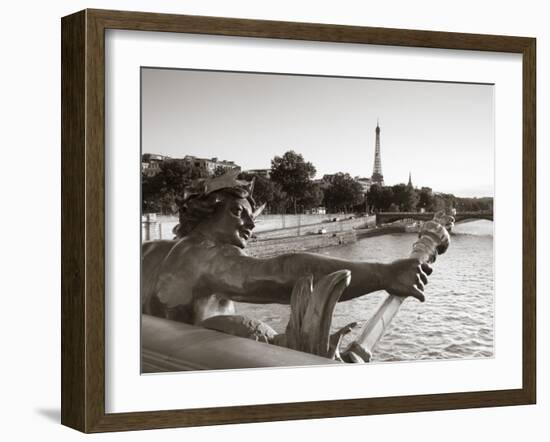 Pont Alexandre Iii and Eiffel Tower, Paris, France-Jon Arnold-Framed Photographic Print