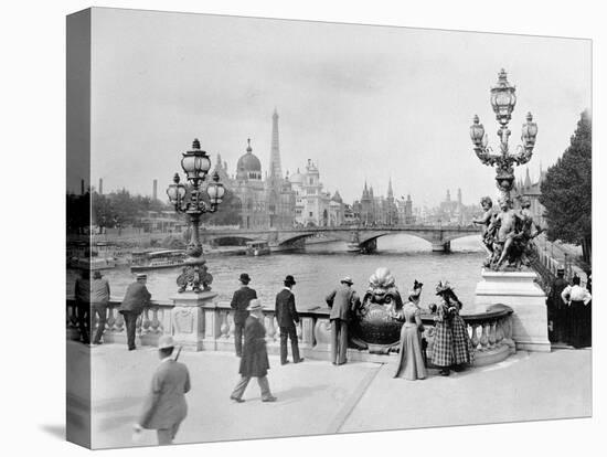 Pont Alexandre III - Exposition Universelle de Paris En 1900-French Photographer-Stretched Canvas