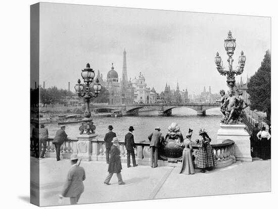 Pont Alexandre III - Exposition Universelle de Paris En 1900-French Photographer-Stretched Canvas