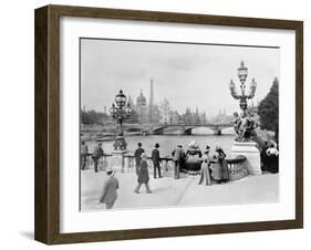 Pont Alexandre III - Exposition Universelle de Paris En 1900-French Photographer-Framed Premium Photographic Print