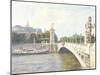 Pont Alexandre III, Paris-Julian Barrow-Mounted Giclee Print