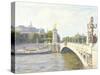 Pont Alexandre III, Paris-Julian Barrow-Stretched Canvas