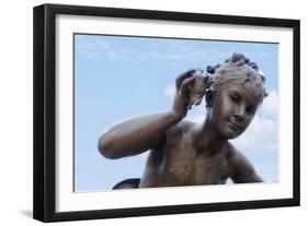 Pont Alexandre III Statue I-Cora Niele-Framed Giclee Print