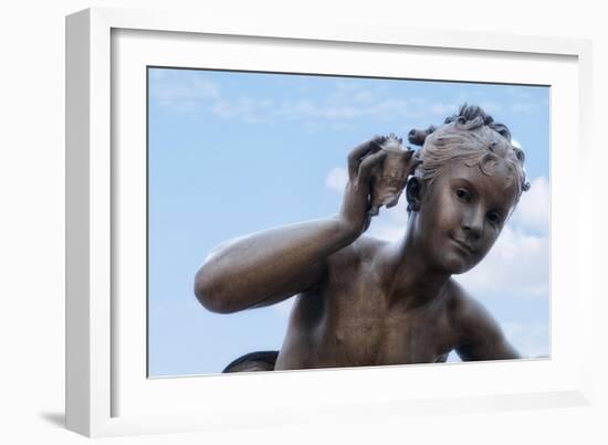 Pont Alexandre III Statue I-Cora Niele-Framed Giclee Print
