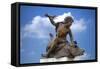 Pont Alexandre III Statue II-Cora Niele-Framed Stretched Canvas