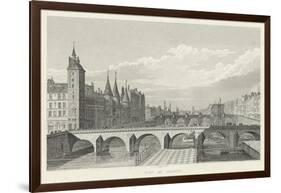 Pont Au Change-A. Pugin-Framed Art Print