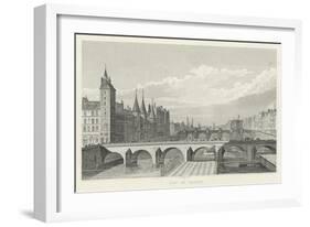 Pont Au Change-A. Pugin-Framed Art Print