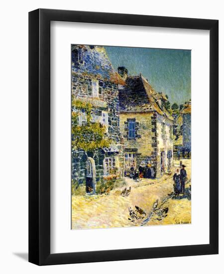 Pont Aven, Brittany, 1897-Childe Hassam-Framed Premium Giclee Print
