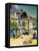 Pont Aven, Brittany, 1897-Childe Hassam-Framed Stretched Canvas