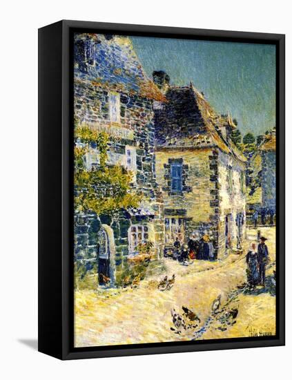 Pont Aven, Brittany, 1897-Childe Hassam-Framed Stretched Canvas