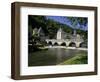 Pont Coud, Dronne River and Abbey, Brantome, Dordogne, France, Europe-Peter Richardson-Framed Photographic Print