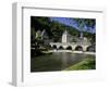 Pont Coud, Dronne River and Abbey, Brantome, Dordogne, France, Europe-Peter Richardson-Framed Photographic Print