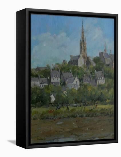 Pont Croix, Brittany, 2007-Pat Maclaurin-Framed Stretched Canvas