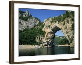 Pont D'Arc, Rock Arch over the Ardeche River, in the Ardeche Gorges, Rhone Alpes, France-Tomlinson Ruth-Framed Photographic Print