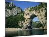 Pont D'Arc, Rock Arch over the Ardeche River, in the Ardeche Gorges, Rhone Alpes, France-Tomlinson Ruth-Mounted Photographic Print