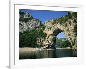 Pont D'Arc, Rock Arch over the Ardeche River, in the Ardeche Gorges, Rhone Alpes, France-Tomlinson Ruth-Framed Photographic Print