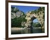 Pont D'Arc, Rock Arch over the Ardeche River, in the Ardeche Gorges, Rhone Alpes, France-Tomlinson Ruth-Framed Photographic Print