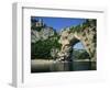 Pont D'Arc, Rock Arch over the Ardeche River, in the Ardeche Gorges, Rhone Alpes, France-Tomlinson Ruth-Framed Photographic Print