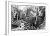 Pont D'Espagne, Pryrenees, 19th Century-R Wallis-Framed Giclee Print