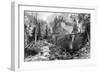 Pont D'Espagne, Pryrenees, 19th Century-R Wallis-Framed Giclee Print