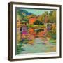 Pont d'Ouche, Burgundy-Peter Graham-Framed Giclee Print