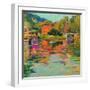 Pont d'Ouche, Burgundy-Peter Graham-Framed Giclee Print