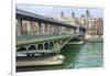 Pont de Bir Hakeim And Seine-Cora Niele-Framed Giclee Print