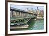 Pont de Bir Hakeim And Seine-Cora Niele-Framed Giclee Print