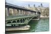 Pont de Bir Hakeim And Seine-Cora Niele-Stretched Canvas