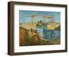 Pont de l'Anglois at Arles with Washer- Women, March 1888-Vincent van Gogh-Framed Giclee Print