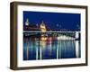 Pont De L'Universite, River Rhone, Lyon, Rhone Valley, France, Europe-Nico Tondini-Framed Photographic Print