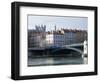 Pont De L'Universite, River Rhone, Lyon, Rhone Valley, France, Europe-Nico Tondini-Framed Photographic Print