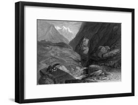 Pont de La Cret-H Brockedon-Framed Art Print