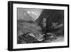 Pont de La Cret-H Brockedon-Framed Art Print