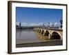 Pont De Pierre, Bordeaux, Gironde, Aquitaine, France, Europe-Charles Bowman-Framed Photographic Print