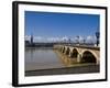 Pont De Pierre, Bordeaux, Gironde, Aquitaine, France, Europe-Charles Bowman-Framed Photographic Print